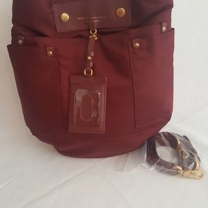Marc By Marc Jacobs Deep Red Hobo